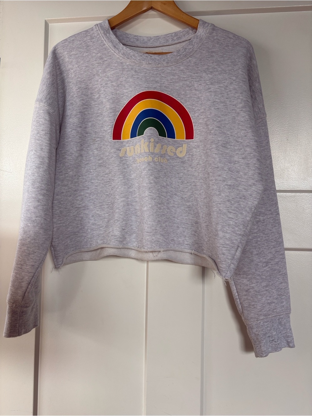 Madewell Sunkissed Beach Club Mainstay‎ Sweatshirt Grey Size L - Picture 3 of 10